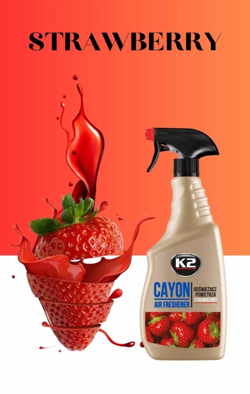 معطر منزلي برائحة الفراولة – K2 CAYON STRAWBERRY 700ML